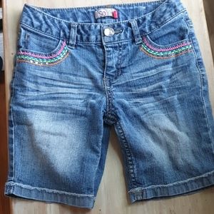 Denim shorts